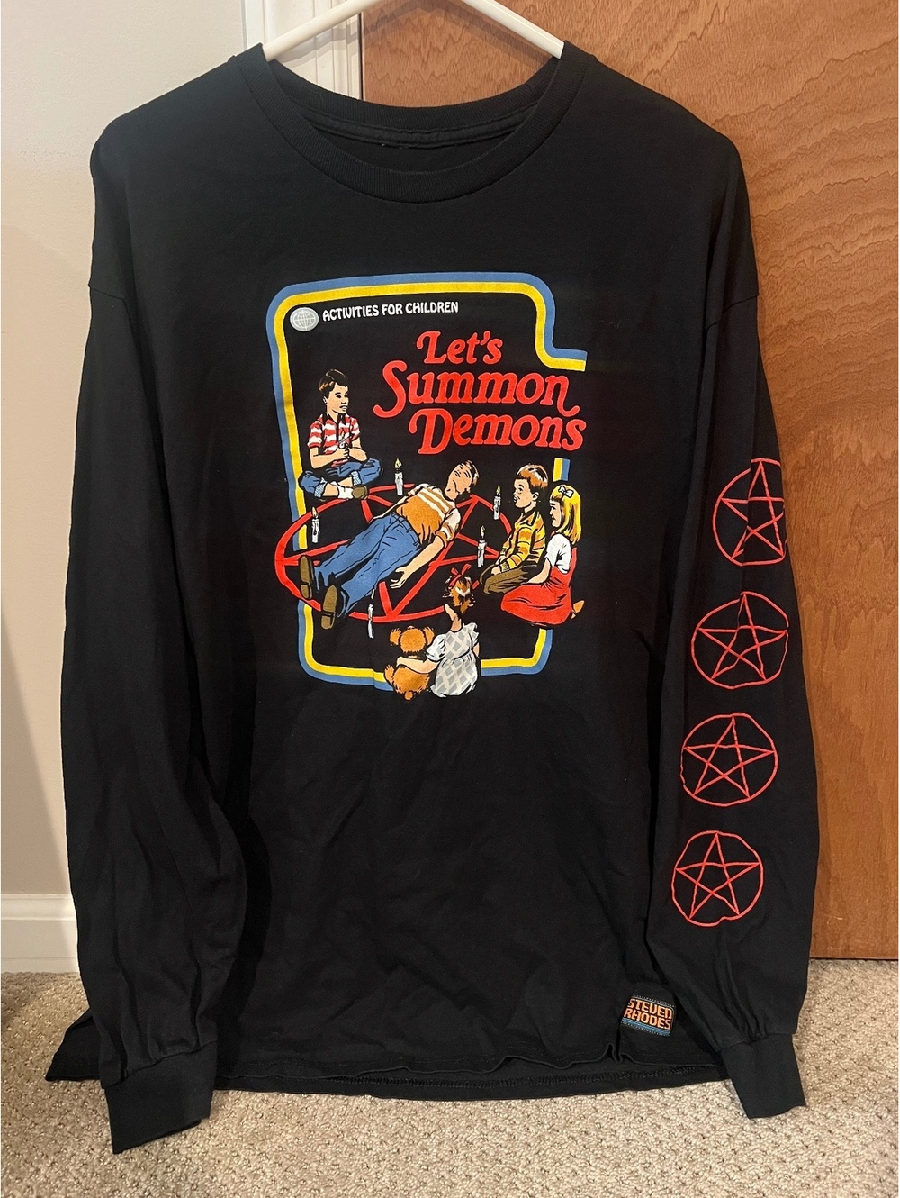 Steven Rhodes “Lets Summon Demons” Long Sleeve Shirt
